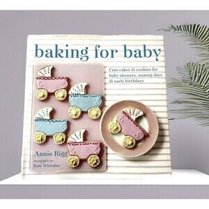 BAKING FOR BABY Annie Rigg Hard Cover Cookbook With Beautiful Photos EUC